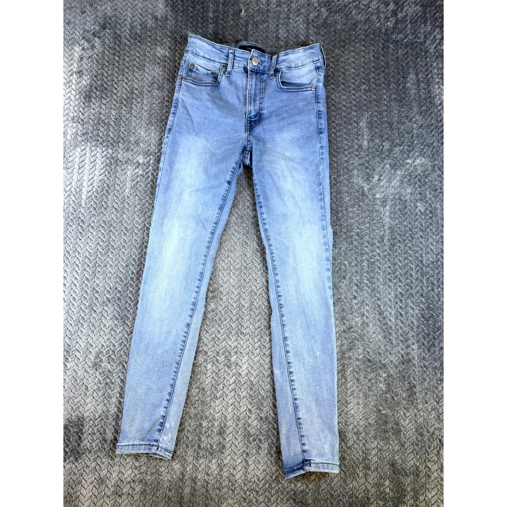 Aeropostale Jegging Jeans Womens 6 Blue Denim Cotton Stretch High Rise Casual